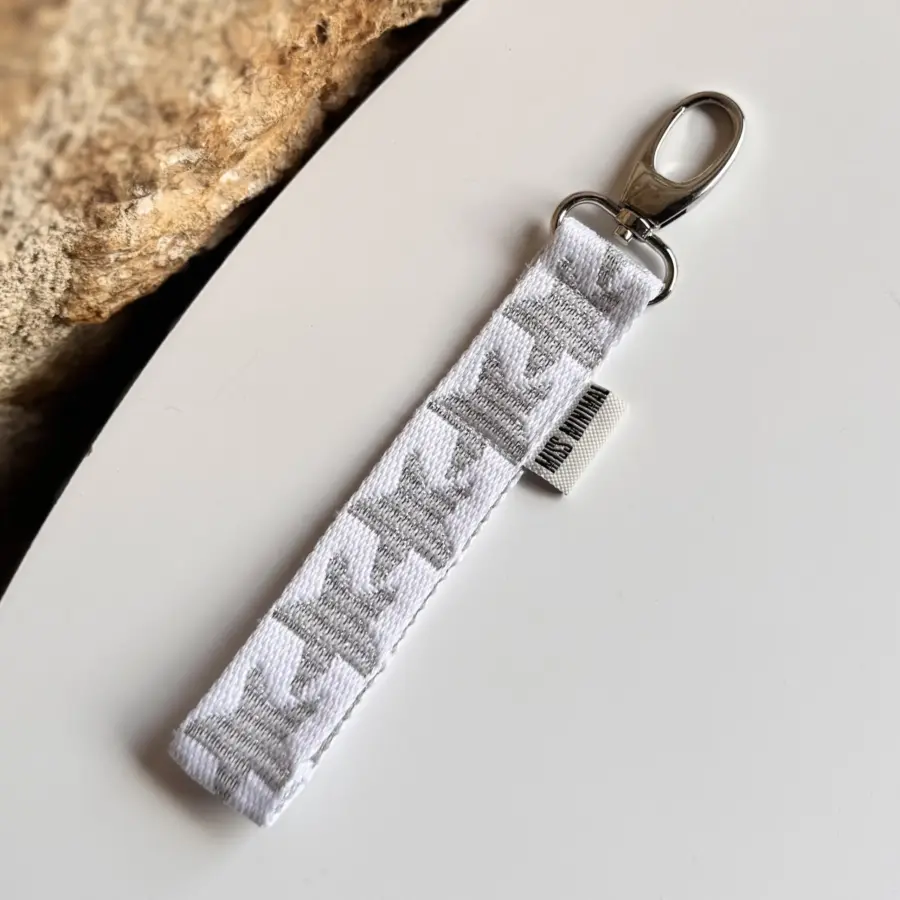 Silver Stars Key Chain