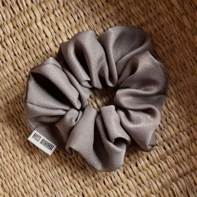 Dark Grey Satin