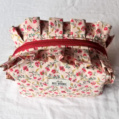 Small Red Bouquet Zipper Box Romantic Style