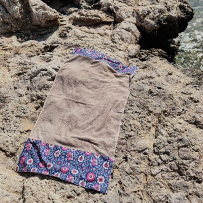 Blue Boho Beach Towel