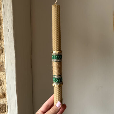 Sage Easter Candle